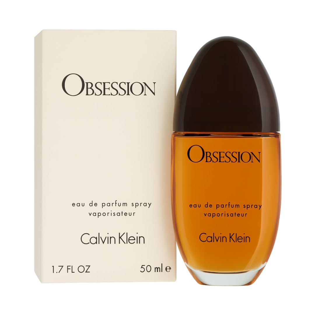 Calvin Klein Obsession Eau de Parfum 50ml bottle and box
