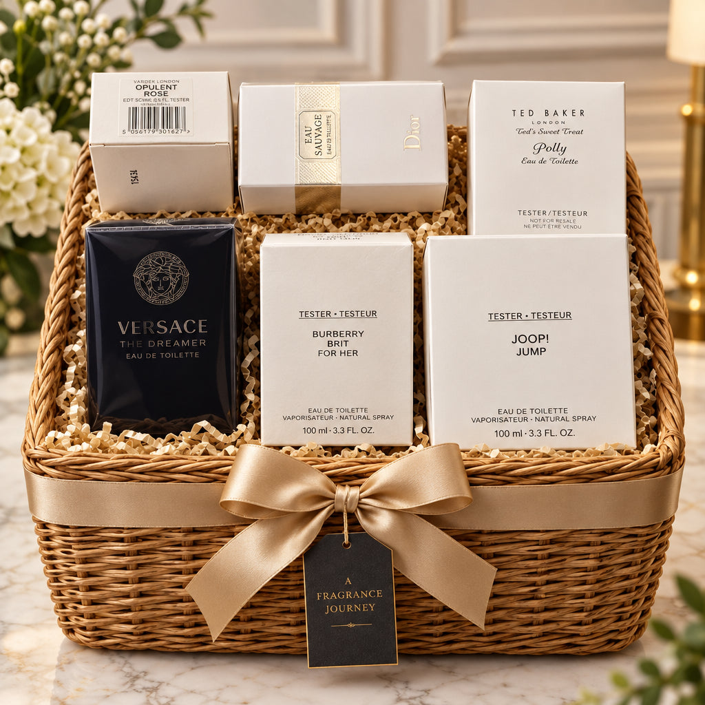 Your Choice Fragrance 7 Piece Bundle including Burberry, Dior, Versace, Joop, Ted Baker and Yardley