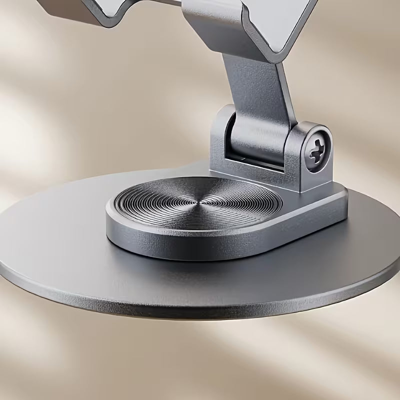 Mobile Metal 360° Rotatable, Foldable and Adjustable Phone Holder for Desktop Live
