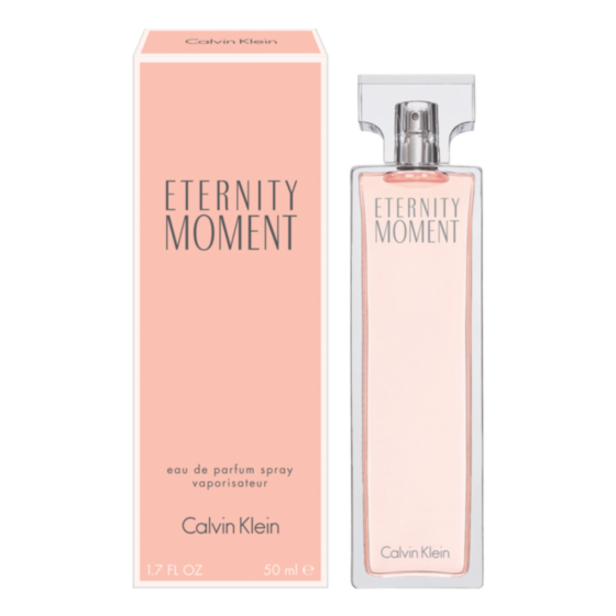 Calvin Klein Eternity Moment Eau de Parfum 50ml bottle and box