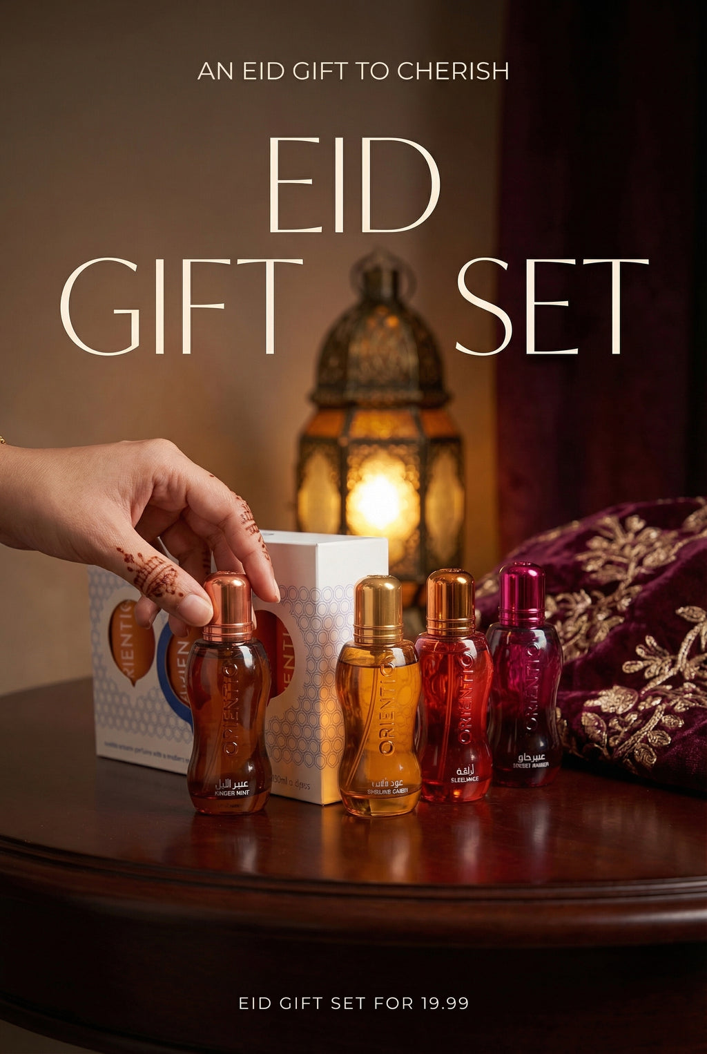 Eid Gift Set Perfume Collection | Luxury Fragrance Gift Box l 4 x 30ml spray